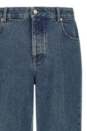 Pantalon Cuir Bleu