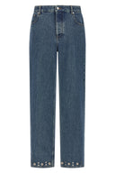 Pantalon Cuir Bleu