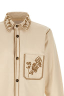 Veste Coton Beige