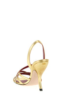 Talons Cuir Doré