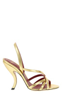 Talons Cuir Doré