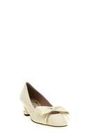 Talons Cuir Blanc