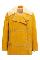 Veste Daim Jaune