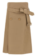 Jupe Coton Beige
