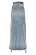 Jupe Cuir Bleu