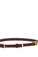 Ceinture Cuir Bordeaux