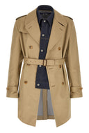 Manteau Coton Beige