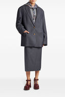 Veste Laine Bleu