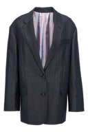 Veste Laine Bleu