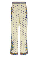 Pantalon Soie Blanc