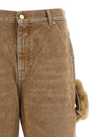 Pantalon Coton Beige