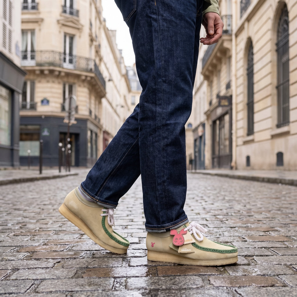 Clarks Wallabee SampleApp Staniflou Obi – porté – ambiance