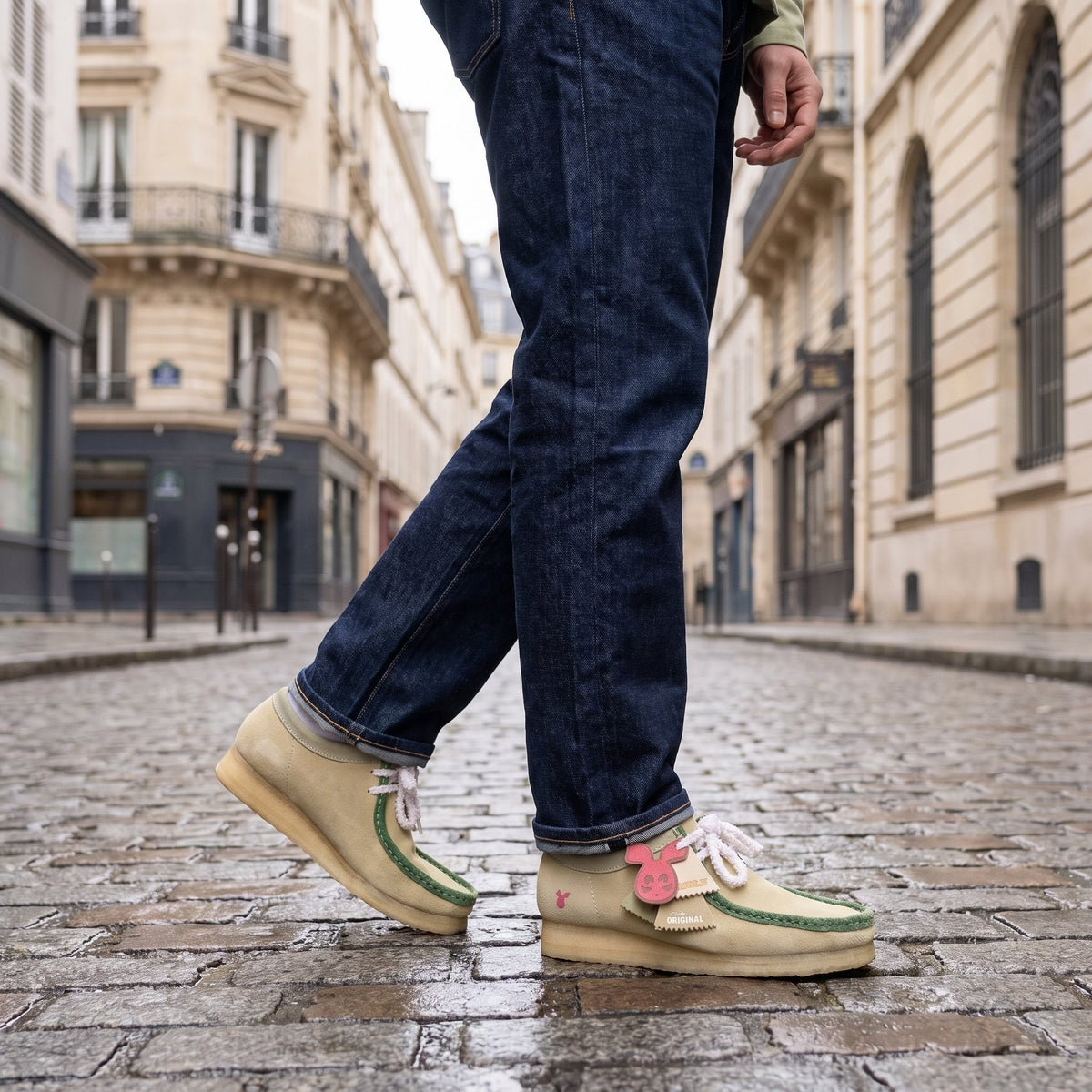 Clarks Wallabee SampleApp Staniflou Obi – porté – ambiance