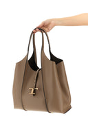 Pochette Cuir Beige
