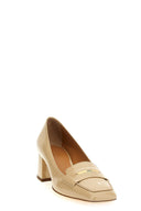 Talons Cuir Beige
