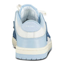 Baskets basses Skeleton bleu ciel et blanc