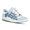 Baskets basses Skeleton bleu ciel et blanc