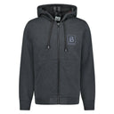 Sweat à capuche Fordson à carreaux gris charbon