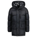 Doudoune mi-longue "Haworth" en duvet Noire