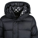 Doudoune noire "Halsby" en duvet