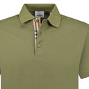 Polo Hartford à motif carreaux olive