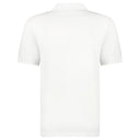 Polo Hartford zippé à carreaux – blanc