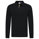 Polo Hartford manches longues carreaux noir