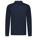 Polo Hartford manches longues carreaux bleu marine