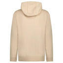 Sweat à capuche zippé "Hove" beige avec logo brodé et capuche à motif check
