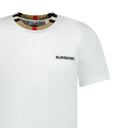 T-shirt “Jayson” à motif carreaux – blanc