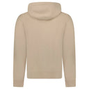 Hoodie “Lindley” en cachemire tricoté beige faon doux