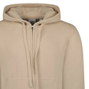 Hoodie “Lindley” en cachemire tricoté beige faon doux