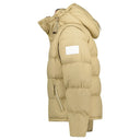 Doudoune “Lockwell” à capuche à carreaux beige
