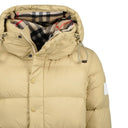 Doudoune à Capuche à Carreaux ‘Lockwell’ Beige