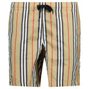 Short de bain "Martin" à motif check signature – Beige Archive