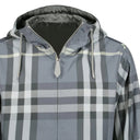 Veste à Capuche Zippée à Carreaux ‘Stanford’ Jaune & Gris