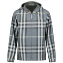 Veste à Capuche Zippée à Carreaux ‘Stanford’ Jaune & Gris