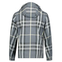 Veste à Capuche Zippée à Carreaux ‘Stanford’ Jaune & Gris
