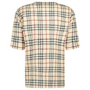 T-shirt “Willesden” à motif carreaux beige
