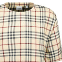 T-shirt “Willesden” à motif carreaux beige