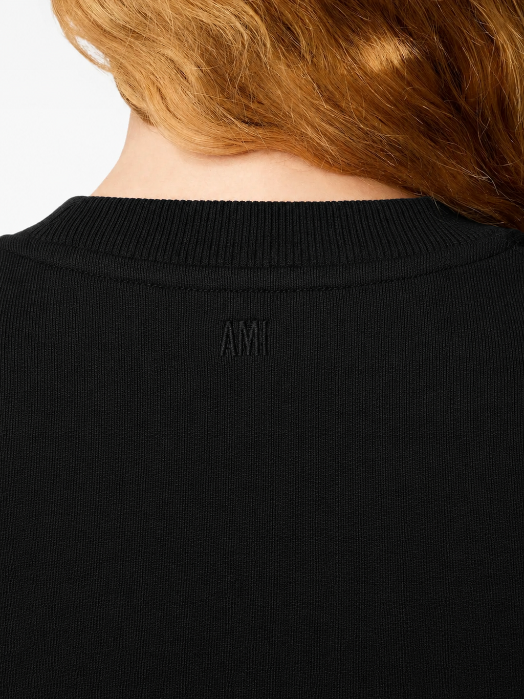 Sweatshirt Noir Ami de Coeur en Coton — Ami Paris — vue 5