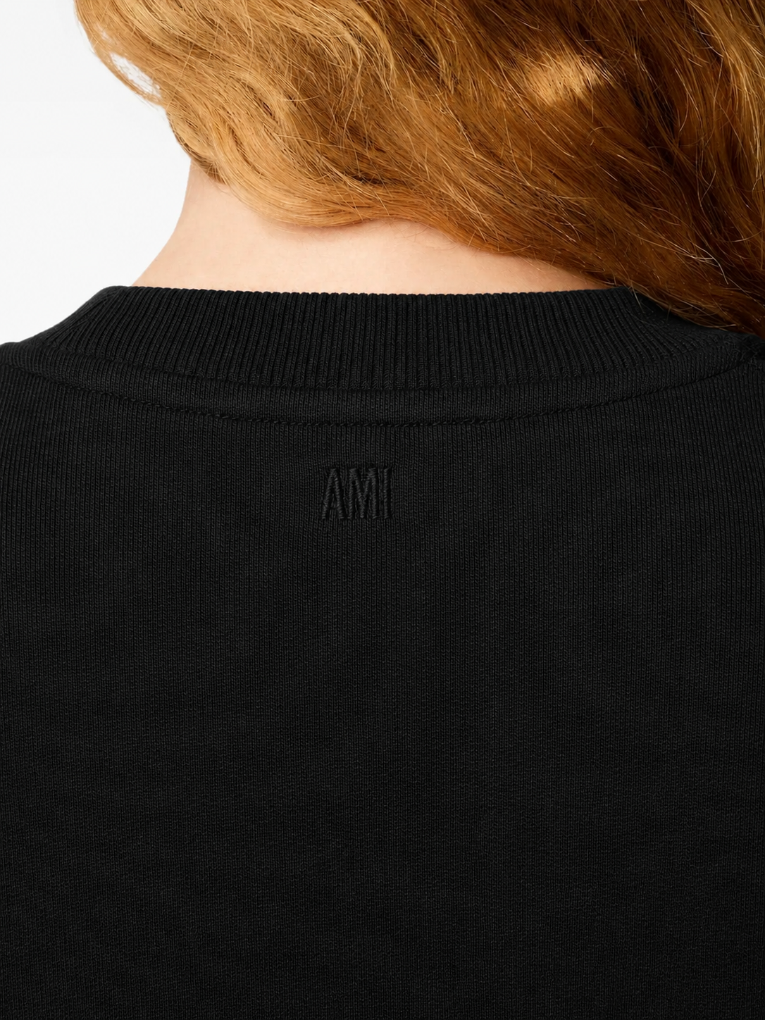 Sweatshirt Noir Ami de Coeur en Coton — Ami Paris — vue 5