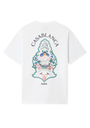 T-shirt Casablanca Hotel Emblem White