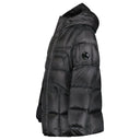 Veste Doudoune Longue CP Company D.D. Shell avec Verre Optique – Noire