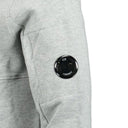 Sweat à capuche Micro Lens en polaire diagonale gris