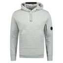 Sweat à capuche Micro Lens en polaire diagonale gris