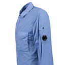 Surchemise zippée Chrome-R avec poche bleu clair