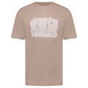 T-shirt logo frontal beige