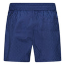 Short de bain en nylon GG bleu marine