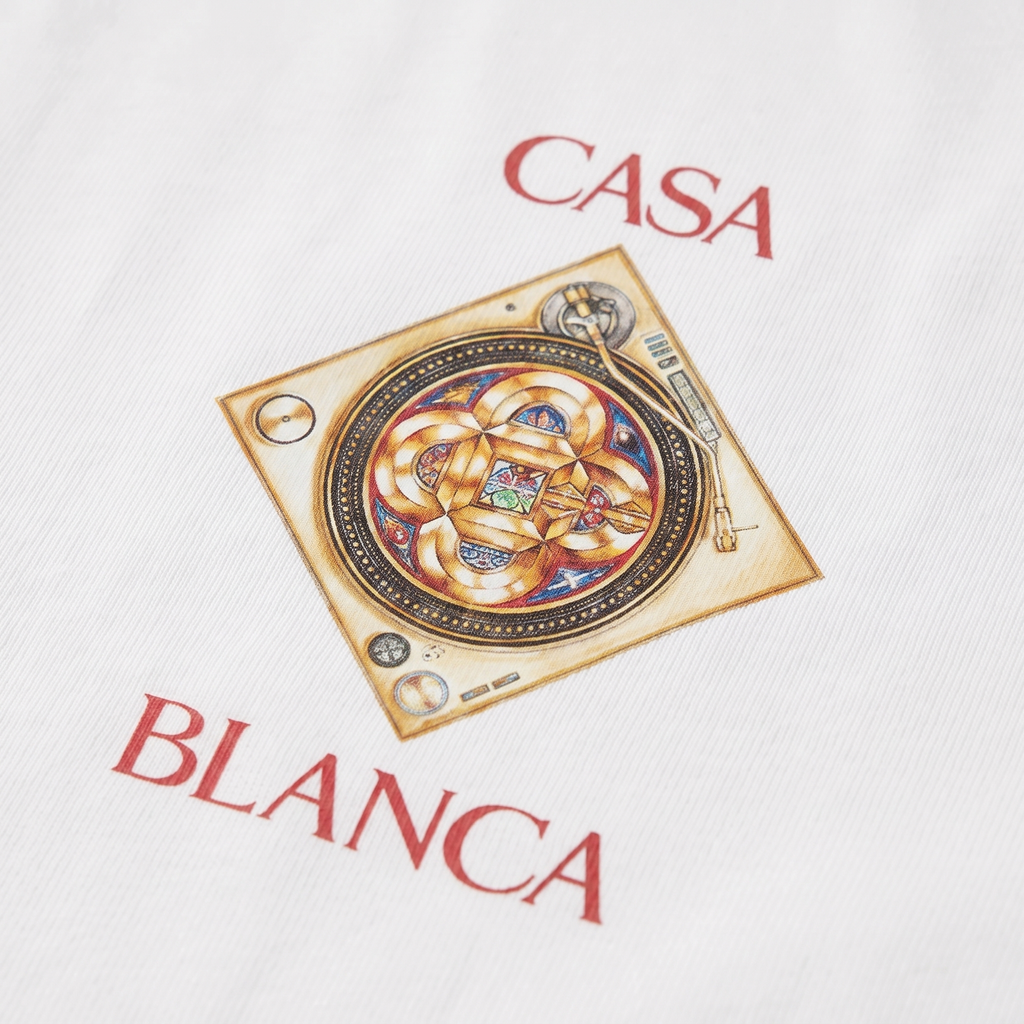 T-shirt Casablanca Plafond Orne de Musique White – détail du logo